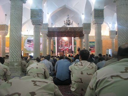مراسم بزرگداشت اولین سالگرد شهدای منا در مسجد جامع سنندج