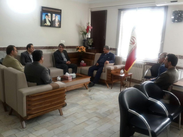 دیدار رئیس دانشگاه جامع علمی کاربردی استان کردستان با فرماندار شهرستان بیجار