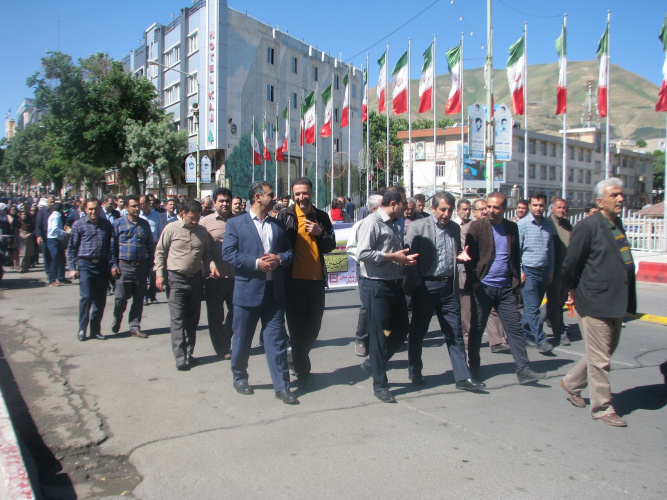 گزارش تصویری حضور دانشگاه علمی کاربردی استان کردستان در راهپمایی روز قدس