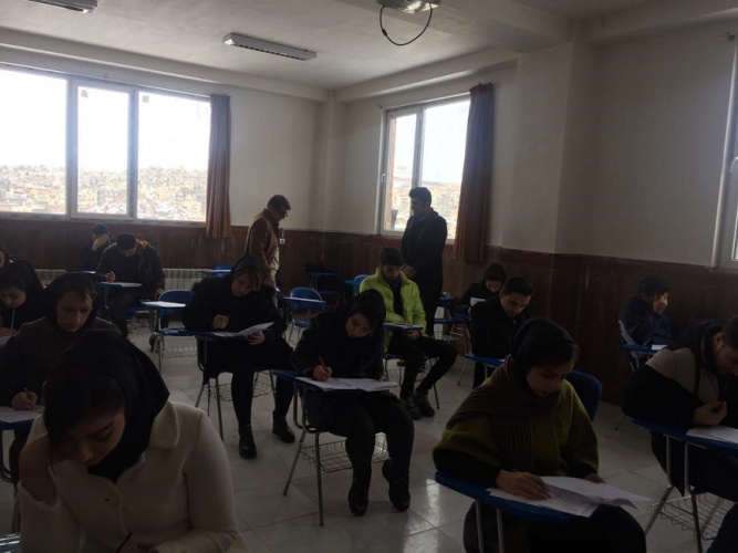 بازدید رئیس دانشگاه علمی کاربردی استان کردستان از امتحانات متمرکز مراکز