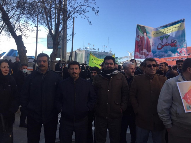 حضور مجموعه دانشگاه جامع علمی کاربردی استان کردستان در راهپیمایی یوم الله ۲۲  بهمن ۹۸