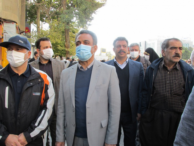 حضور مجموعه دانشگاه جامع علمی کاربردی استان کردستان در راهپیمایی یوم الله ۱۳ آبان