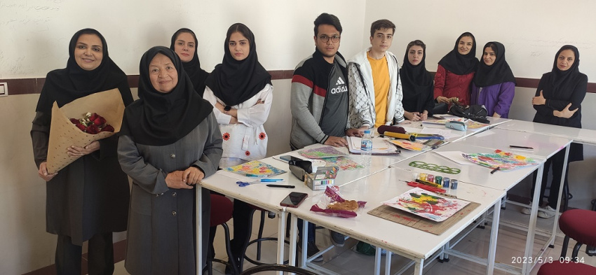 برگزاری مراسم گرامیداشت روز معلم در مرکزعلمی کاربردی فرهنگ وهنر واحد ۱ کردستان